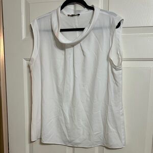 Alex Marie White Sleeveless Blouse